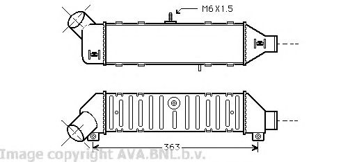 Intercooler, compresor