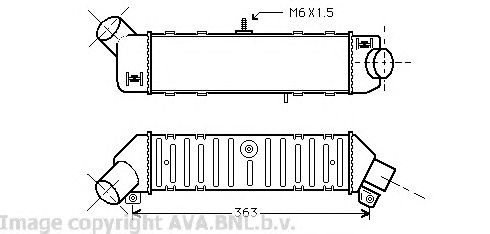 Intercooler, compresor