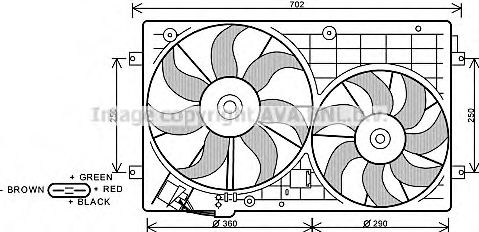 Ventilator, radiator