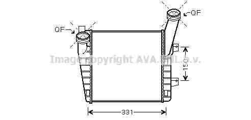 Intercooler, compresor