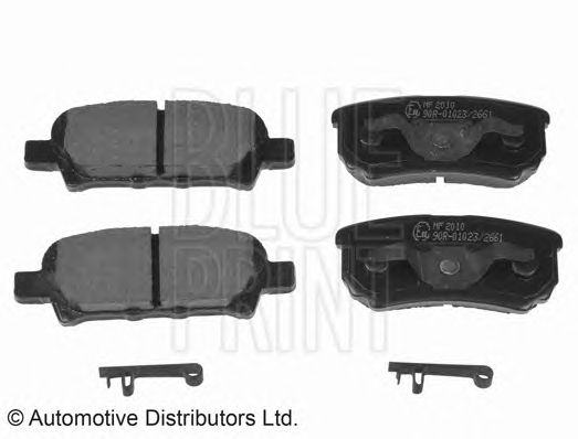 set placute frana,frana disc MITSUBISHI LANCER/OUTLANDER 1,6-2,4 4WD 02-