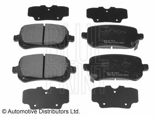 set placute frana,frana disc DODGE JOURNEY 2,0-2,7 08-