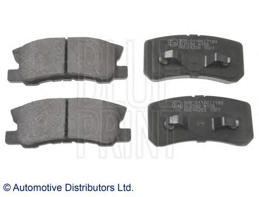 set placute frana,frana disc MITSUBISHI ASX/GRANDIS/OUTLANDER/PAJERO 1,6-3,8 00-