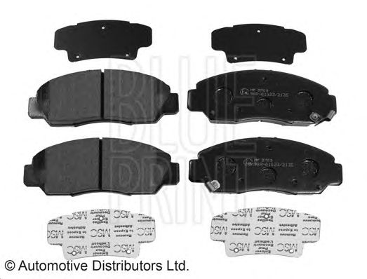 set placute frana,frana disc HONDA CIVIC 1,8 05-12 148,6x16,8