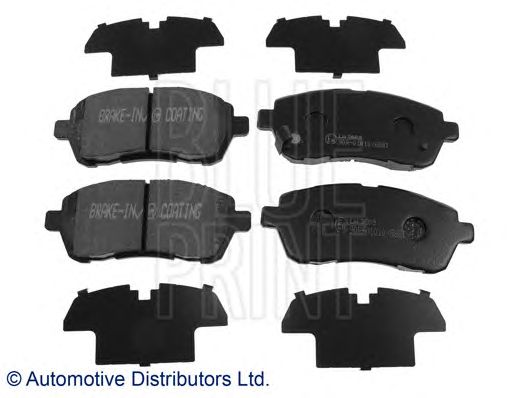 set placute frana,frana disc SUZUKI SWIFT 1,2-1,6 10- 125,5x16,4