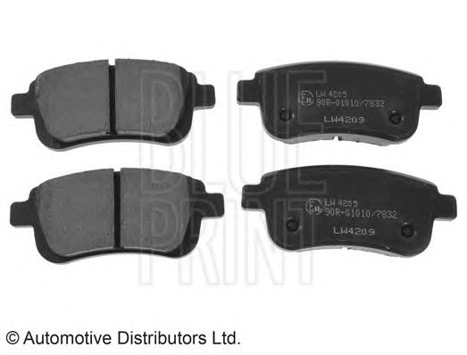 set placute frana,frana disc RENAULT MEGANE 08-