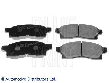 set placute frana,frana disc TOYOTA MR 2 2,0 16V 89-99 140,4 X 51,8 X 15,6