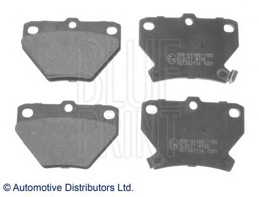 set placute frana,frana disc TOYOTA COROLLA/YARIS 1,0-2,0 D-4D 99-07