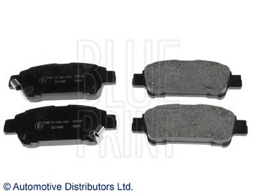 set placute frana,frana disc TOYOTA AVENSIS/PREVIA 2,0-2,4 00-09