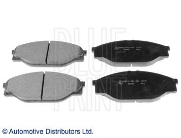 set placute frana,frana disc TOYOTA HIACE/HILUX 2,0-2,4 89-01