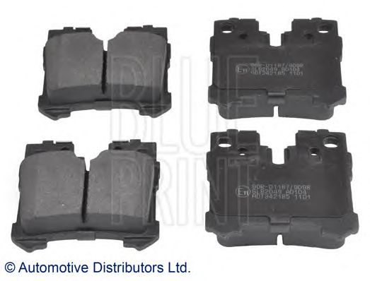 set placute frana,frana disc LEXUS LS 460 06-