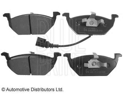 set placute frana,frana disc SEAT IBIZA 08-