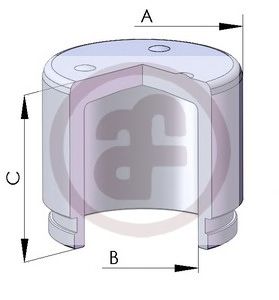 Piston, etrier frana