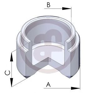 Piston, etrier frana