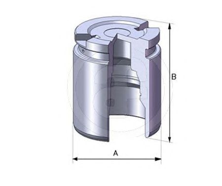 Piston, etrier frana