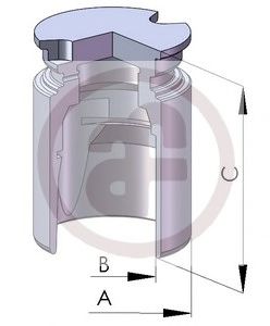 Piston, etrier frana FIAT