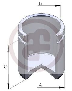 Piston, etrier frana TOYOTA AVENSIS/COROLLA/VERSO 03- 38MM 48,5MM -