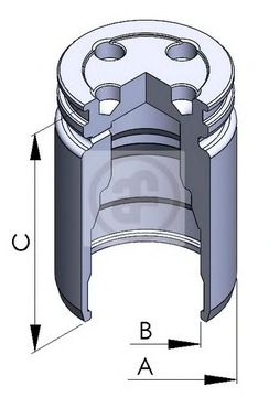 Piston, etrier frana