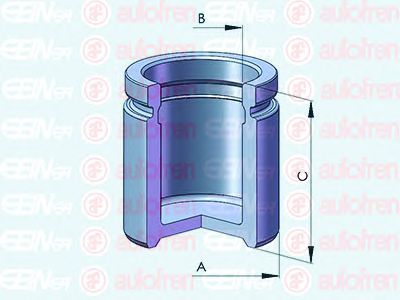 Piston, etrier frana