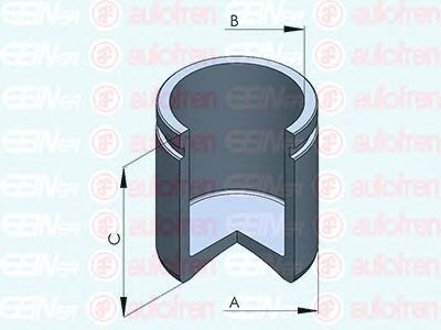 Piston, etrier frana MERCEDES-BENZ VARIO 96- 60MM 63,1MM - GIRLING