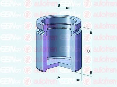 Piston, etrier frana