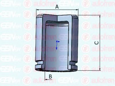 Piston, etrier frana