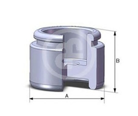 Piston, etrier frana MERCEDES-BENZ W124/W202/W210 85-03 38MM 28,6MM - ATE