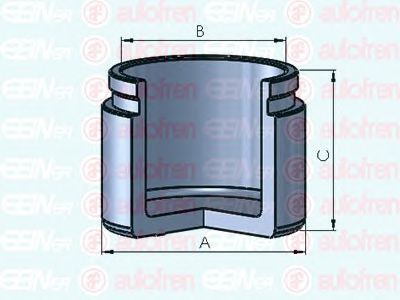 Piston, etrier frana