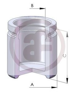 Piston, etrier frana FIAT BRAVO/BRAVA 1,4-2,0 -01