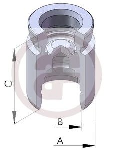 Piston, etrier frana