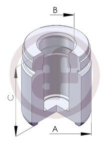 Piston, etrier frana