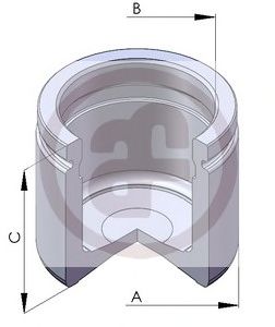 Piston, etrier frana