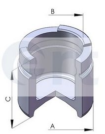 Piston, etrier frana