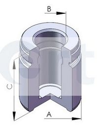 Piston, etrier frana