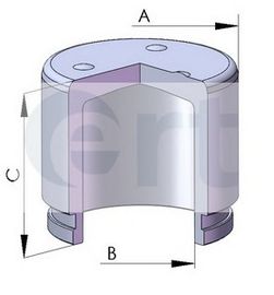 Piston, etrier frana