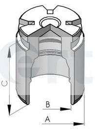 Piston, etrier frana