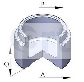 Piston, etrier frana