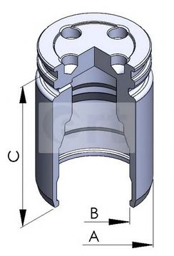 Piston, etrier frana