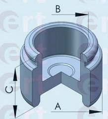 Piston, etrier frana