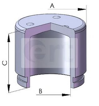 Piston, etrier frana