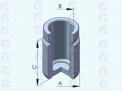 Piston, etrier frana