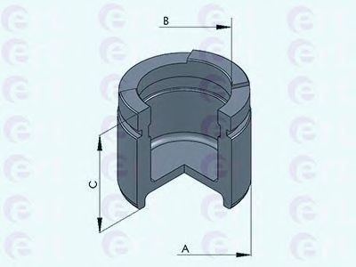 Piston, etrier frana