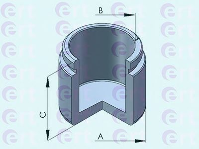 Piston, etrier frana