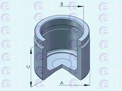 Piston, etrier frana