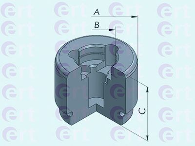 Piston, etrier frana