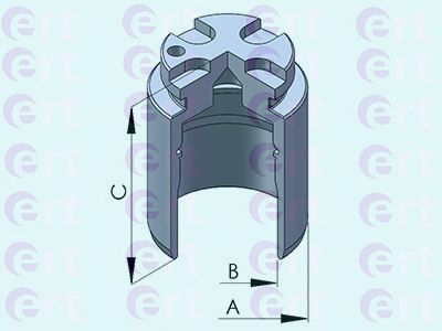 Piston, etrier frana