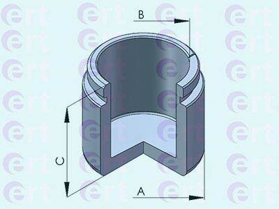 Piston, etrier frana