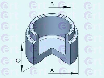 Piston, etrier frana