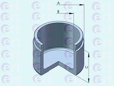 Piston, etrier frana