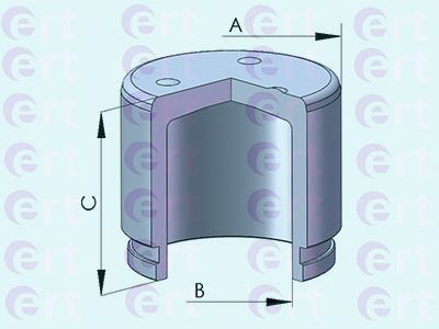 Piston, etrier frana